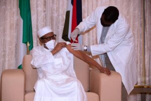 Buhari Receives Second Dose Of COVID-19 Vaccine 