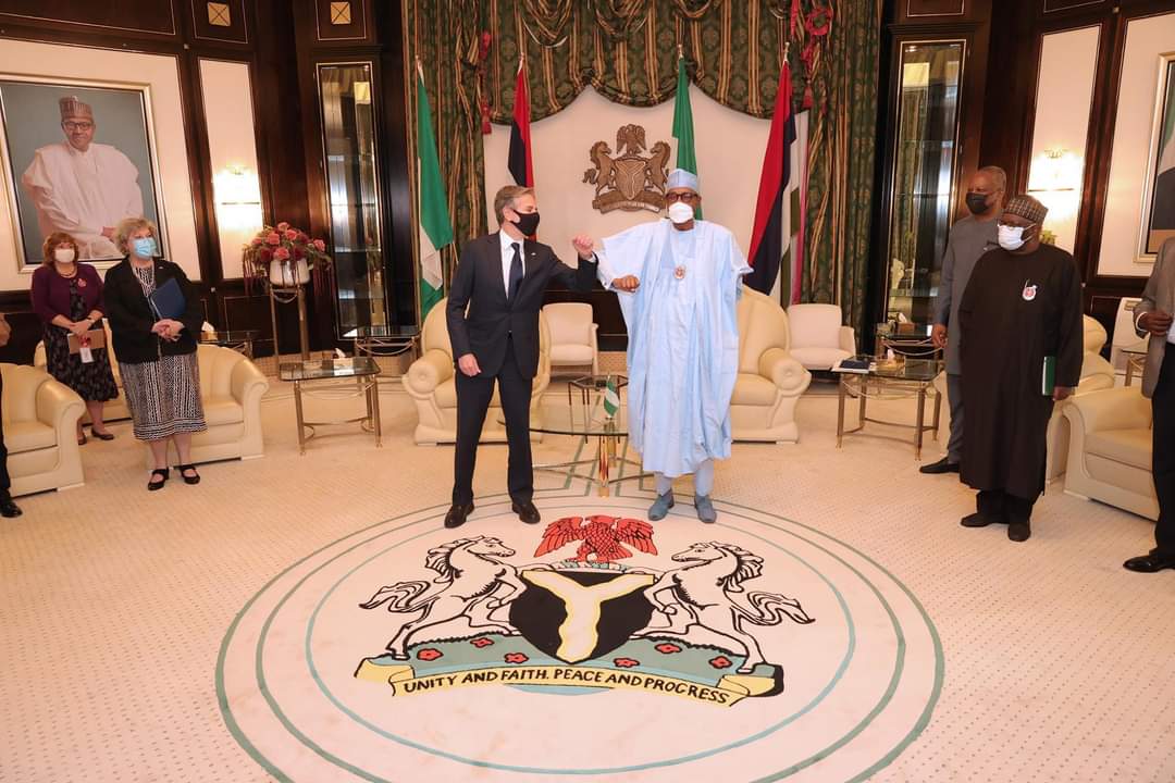 PHOTOS: Buhari Receives US Secretary Of State Blinken