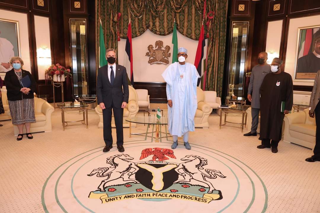 PHOTOS: Buhari Receives US Secretary Of State Blinken