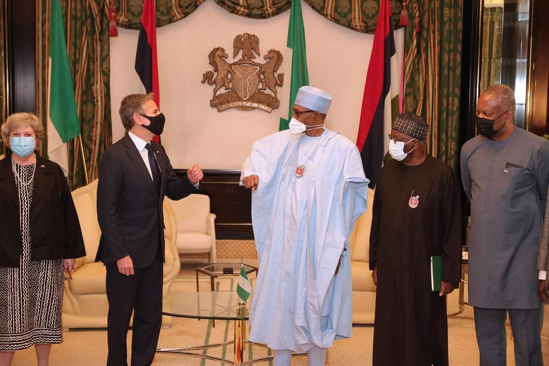 PHOTOS: Buhari Receives US Secretary Of State Blinken