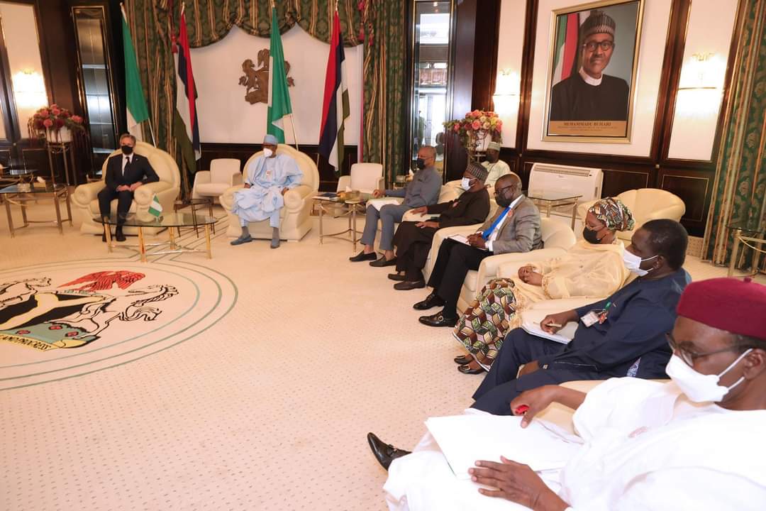 PHOTOS: Buhari Receives US Secretary Of State Blinken
