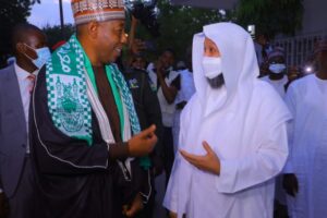 Holy Ka’aba’s Imam Visits Zulum (Photos)