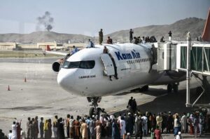 PHOTOS: Chaos At Kabul Airport As Taliban Takes Over