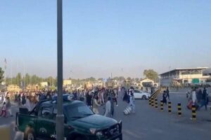 PHOTOS: Chaos At Kabul Airport As Taliban Takes Over