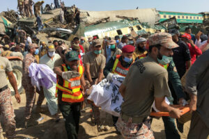 Dozens Killed After Trains Collide In Pakistan