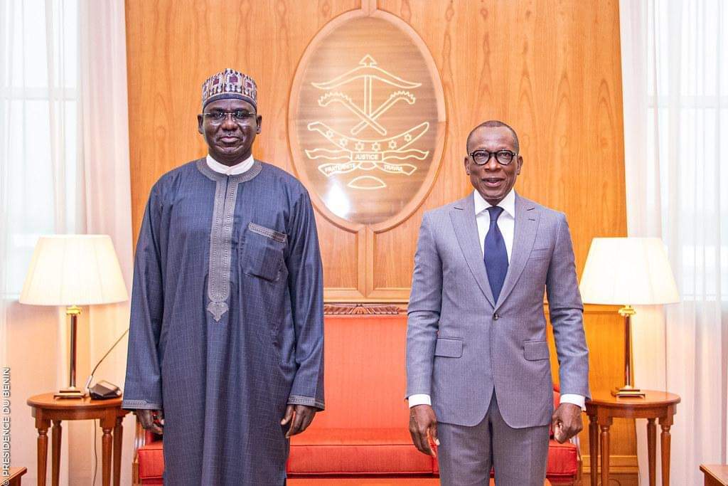 Buratai Meets Benin Republic President Amid Igboho Controversy