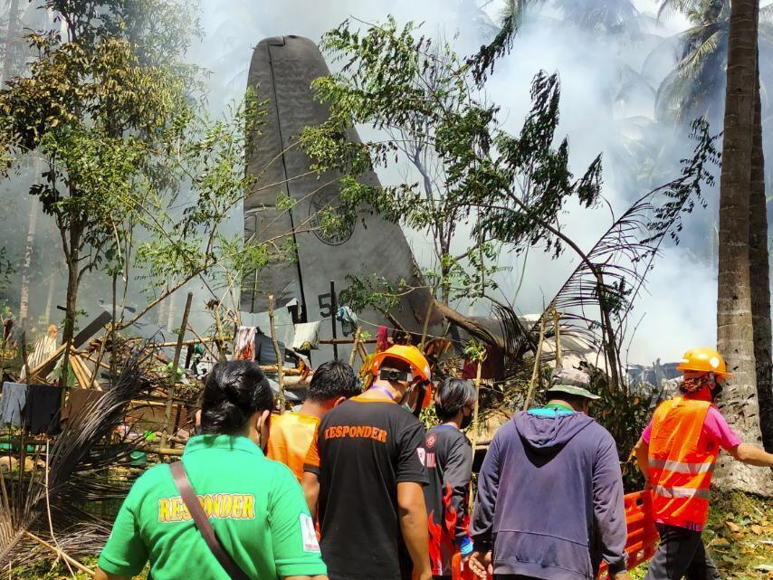 50 Die After Military Plane Crashes In Philippines