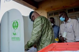 Ogun LG Poll: Dapo Abiodun Casts Vote