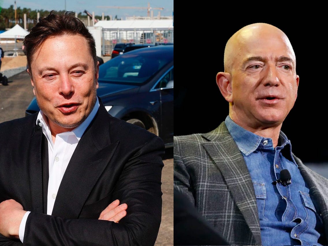 Bezos Sues Nasa For Awarding $2.9bn Contract To Elon Musk's SpaceX