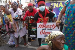 Photos: #FixTheCountry Protesters Flood Accra’s Streets