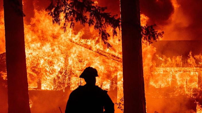 Wildfire Razes Business And Homes In Northern California Town