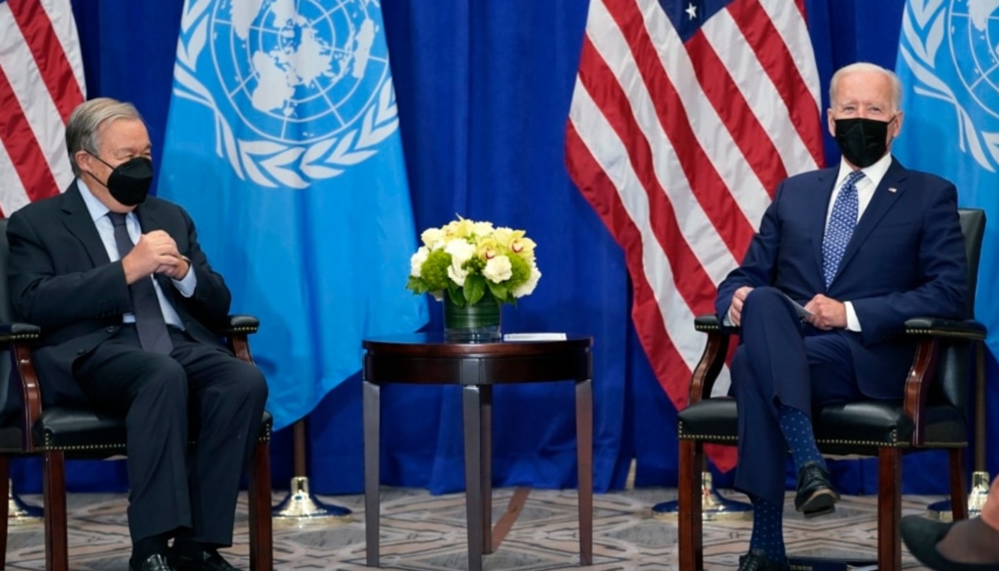Biden Meets UN Secretary-General