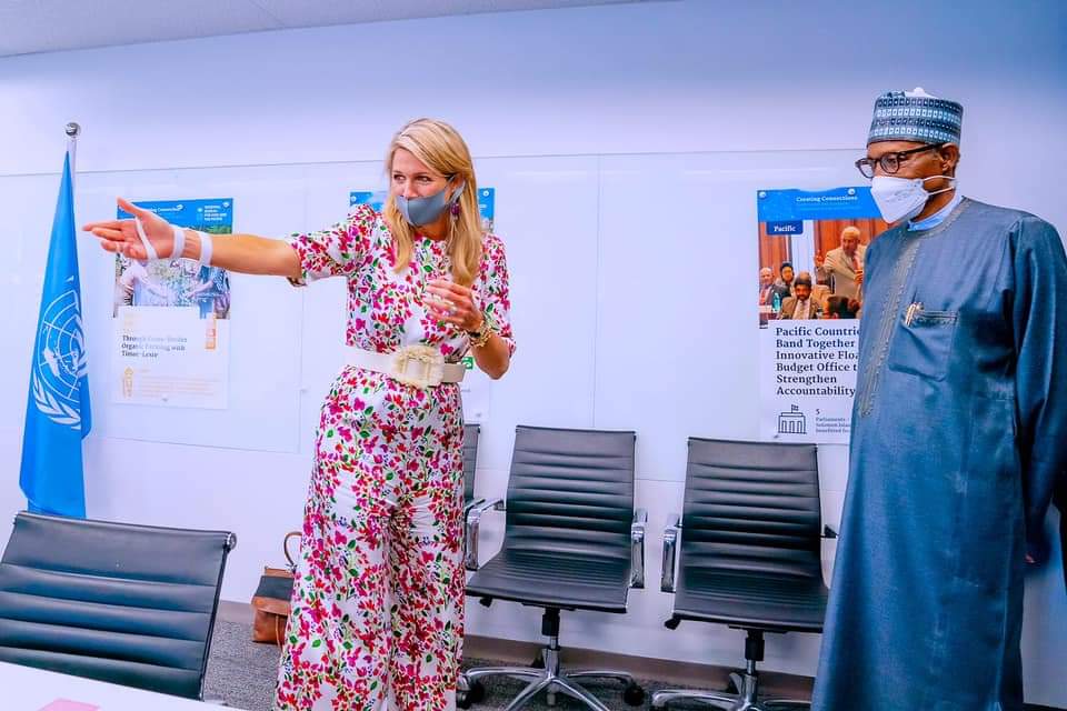 Buhari Meets Queen of the Netherlands