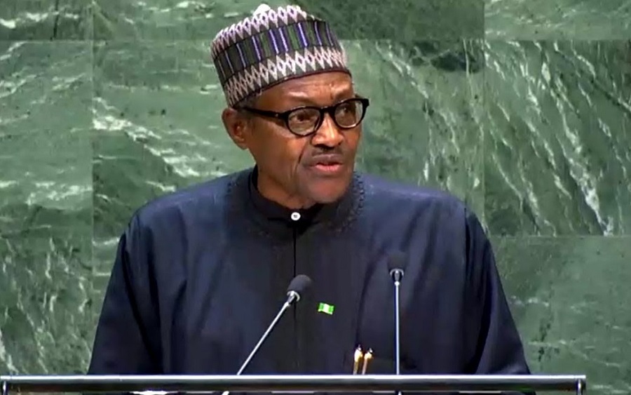 Buhari's Full Speech At The 76th Session Of UNGA In New York