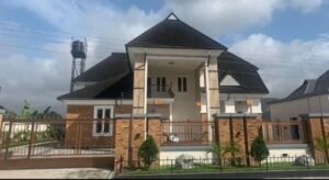 PHOTOS: Actor Okon Lagos Shows Off New Mansion