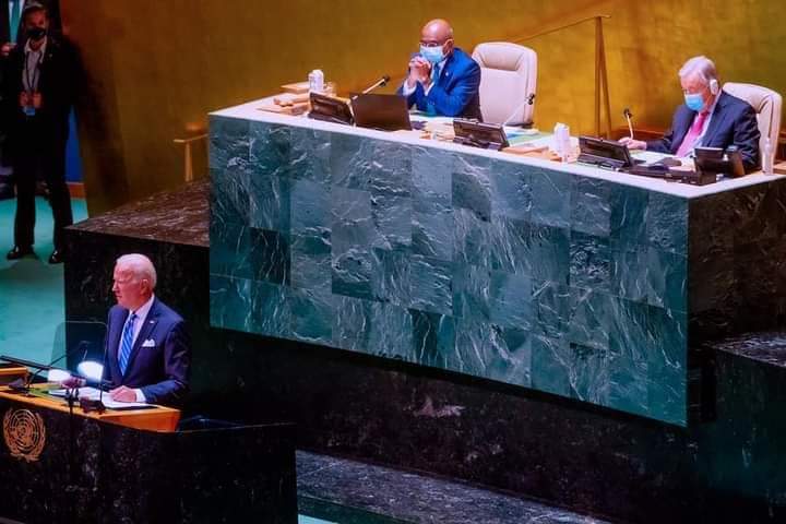 PHOTOS: Buhari At Opening Session Of 76th UN General Assembly In New York