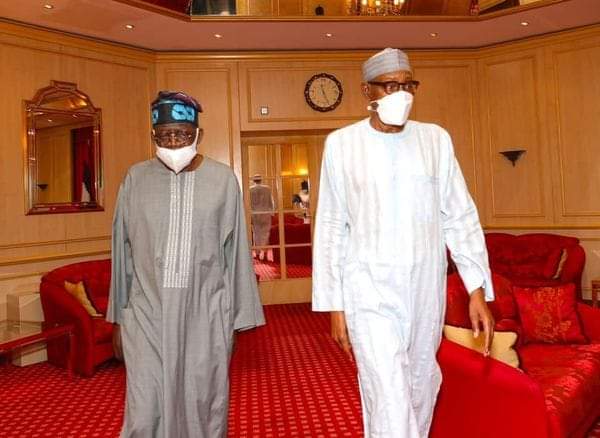 PHOTOS: Buhari Meets Tinubu