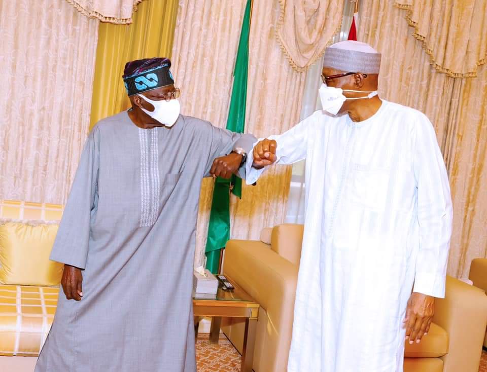 Buhari Declares 100% Support For Tinubu