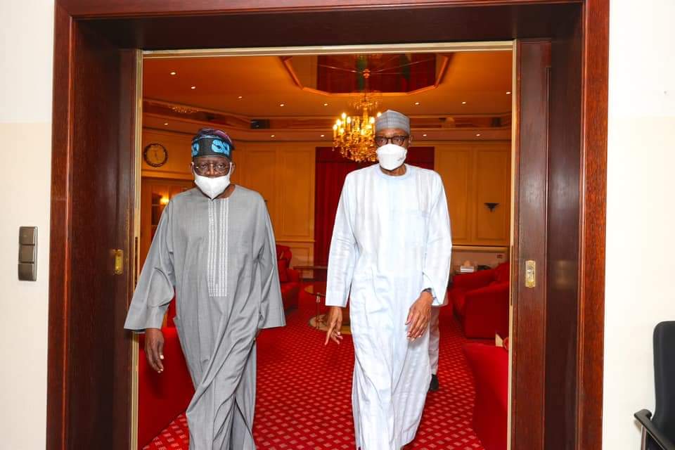 PHOTOS: Buhari Meets Tinubu