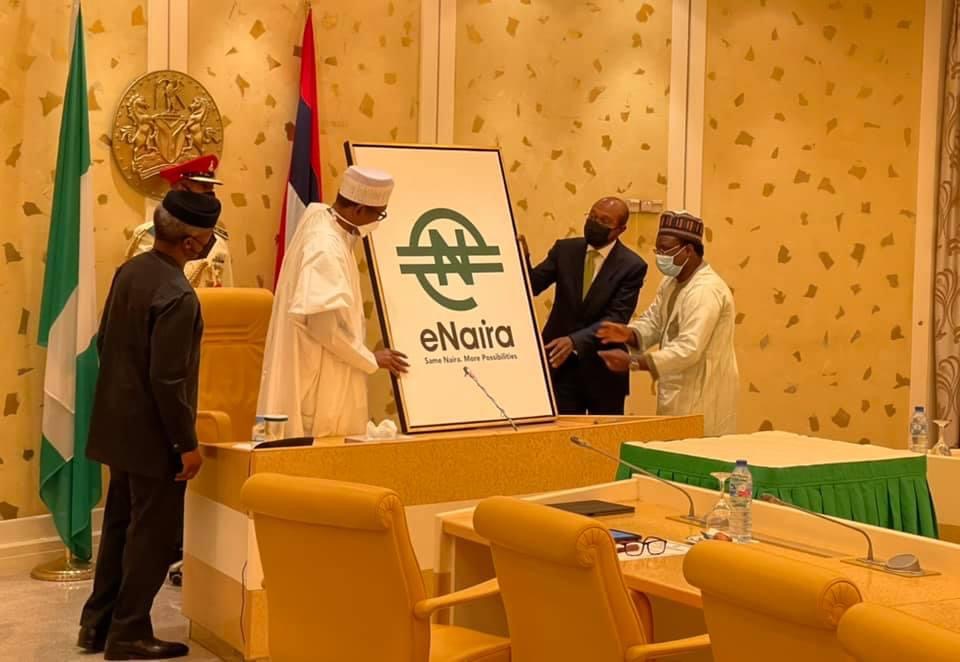 PHOTOS: Buhari Launches eNaira In Abuja