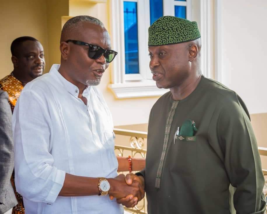 PHOTOS: Ekiti Gov-elect Oyebanji Visits PDP's Kolawole