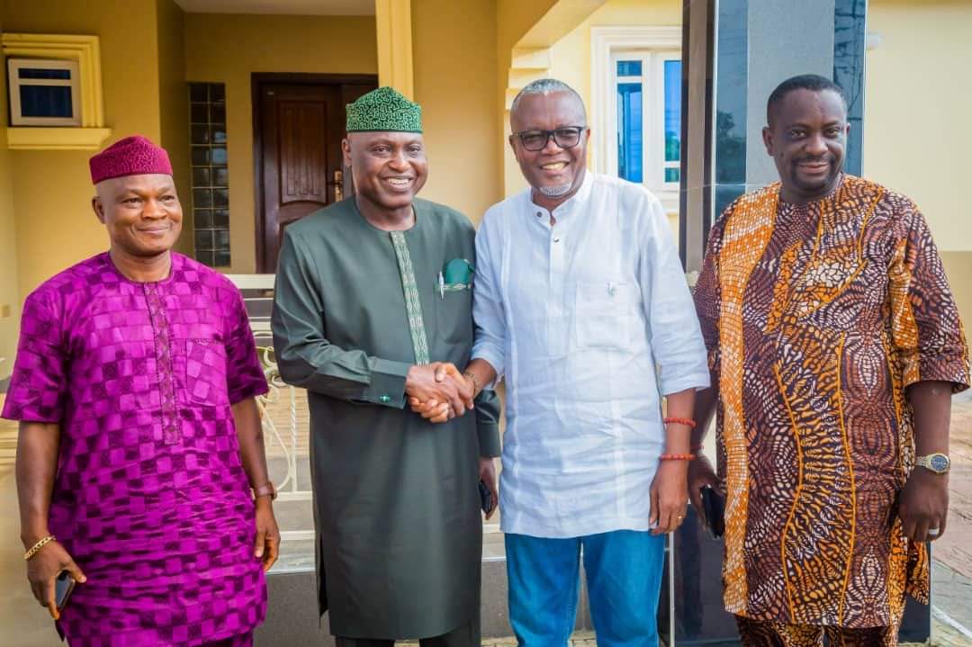 PHOTOS: Ekiti Gov-elect Oyebanji Visits PDP's Kolawole