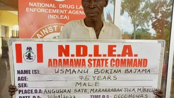 NDLEA Arrests 75-year-old For Drug Trafficking