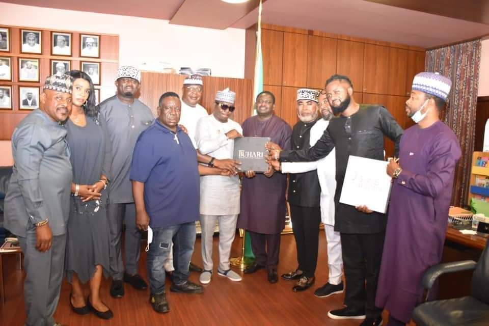 PHOTOS: Nollywood Actors Visit Femi Adesina