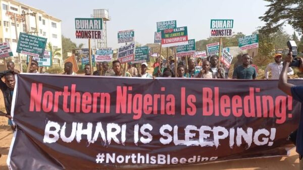 PHOTOS: #NorthIsBleeding Protest Holds In Abuja