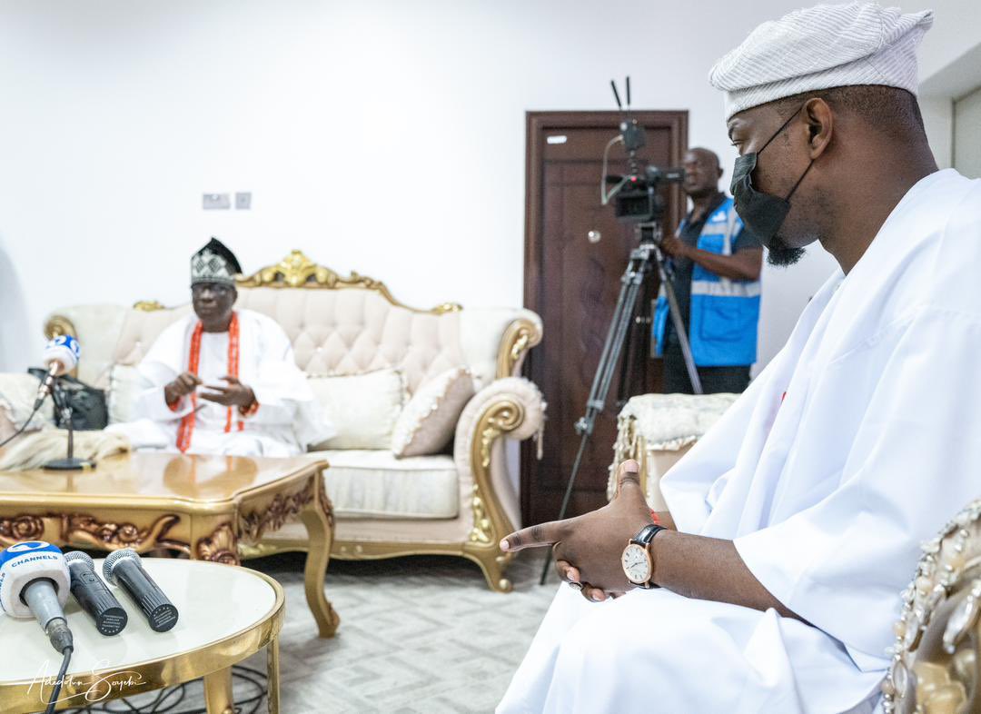 'I’m Fully Behind Sanwo-Olu' - Oba Of Lagos Tells LP's Rhodes-Vivour
