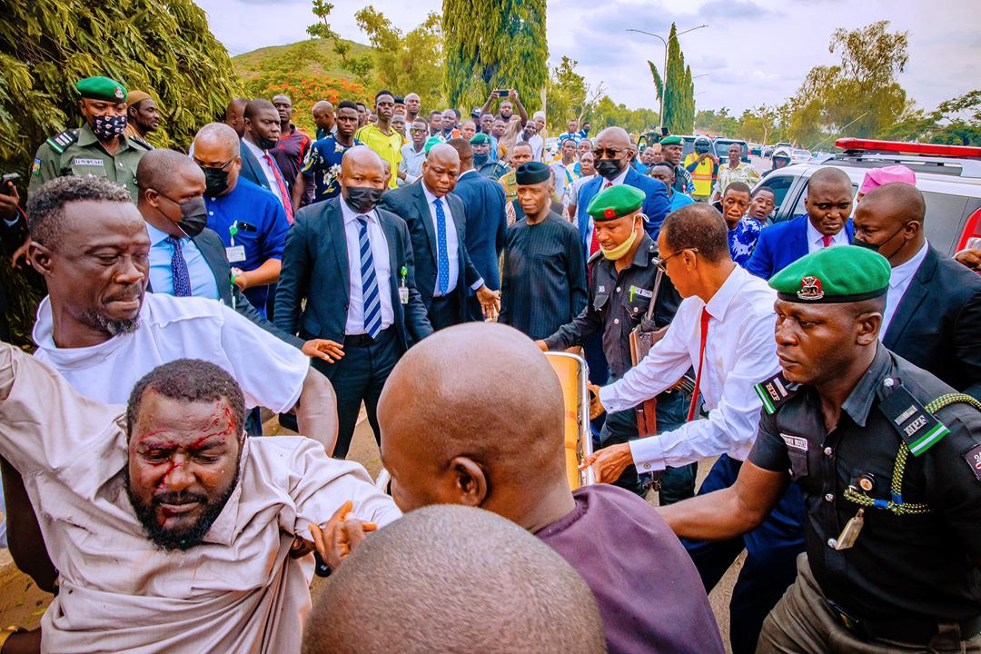 Fake News Alert: Osinbajo's Convoy Not Involved In Accident