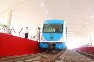 PHOTOS: Sanwo-Olu Inaugurates Lagos Light Rail - Blue Line