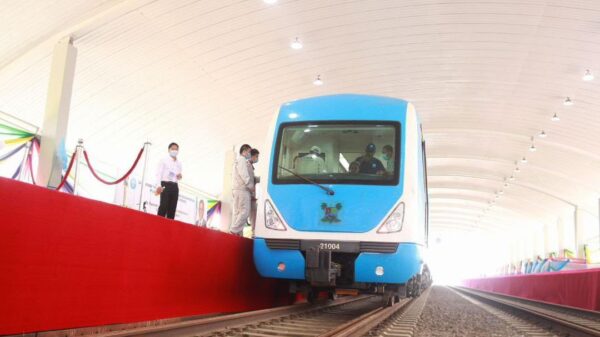 PHOTOS: Sanwo-Olu Inaugurates Lagos Light Rail - Blue Line