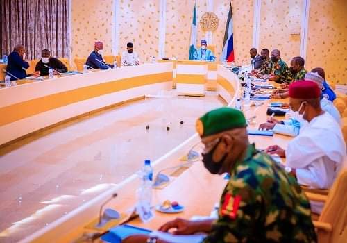 PHOTOS: Buhari Presides Over National Security Council Meeting