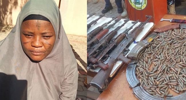 Woman Who Supplies Arms And Ammunition To Bandits Arrested