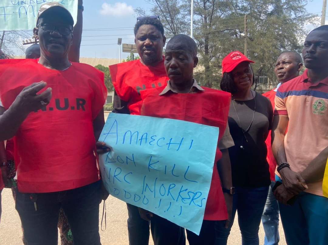 PHOTOS: Train Services Grounded As Railway Workers Begin Strike