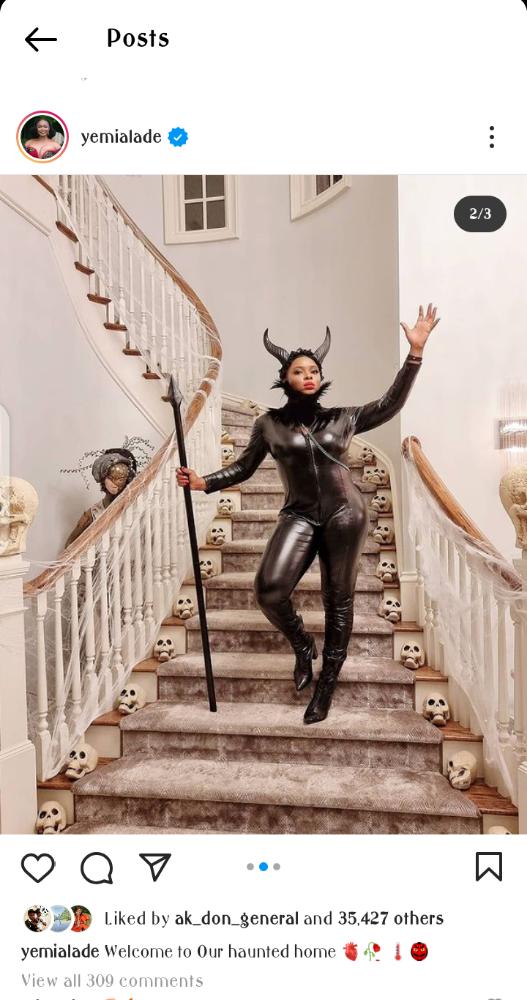 See Bizarre Costumes Nigerian Celebrities Rocked For Halloween