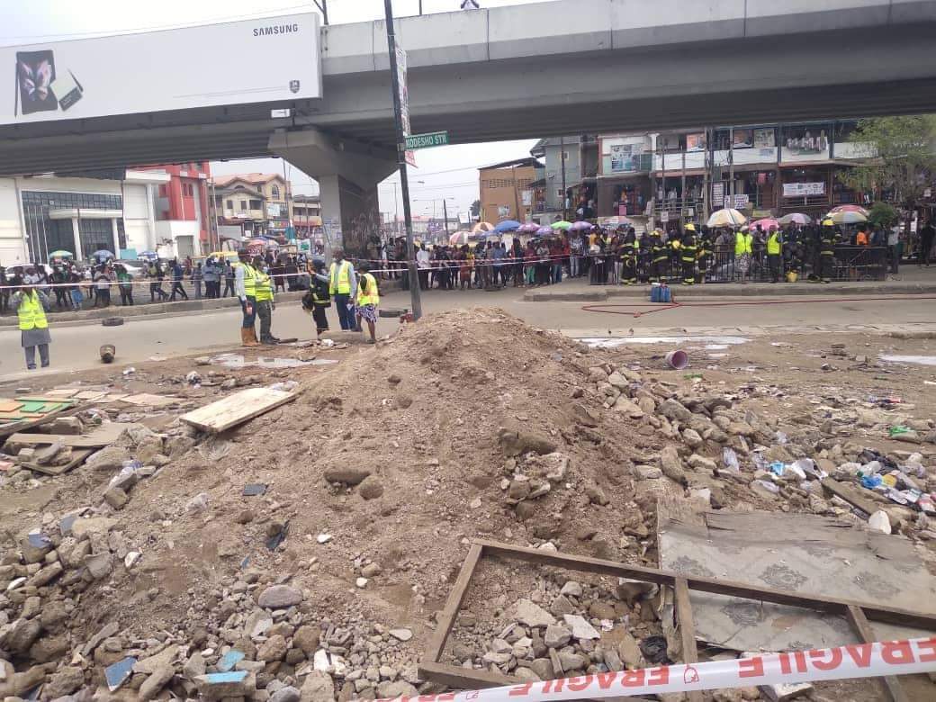 PHOTOS: Emergency Services At Scene Of Gas Leakage In Ikeja