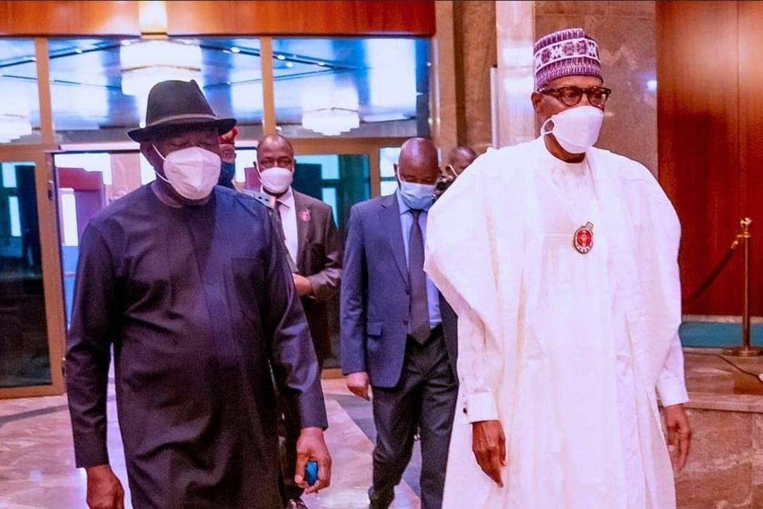 PHOTOS: Buhari And Jonathan Meet In Abuja