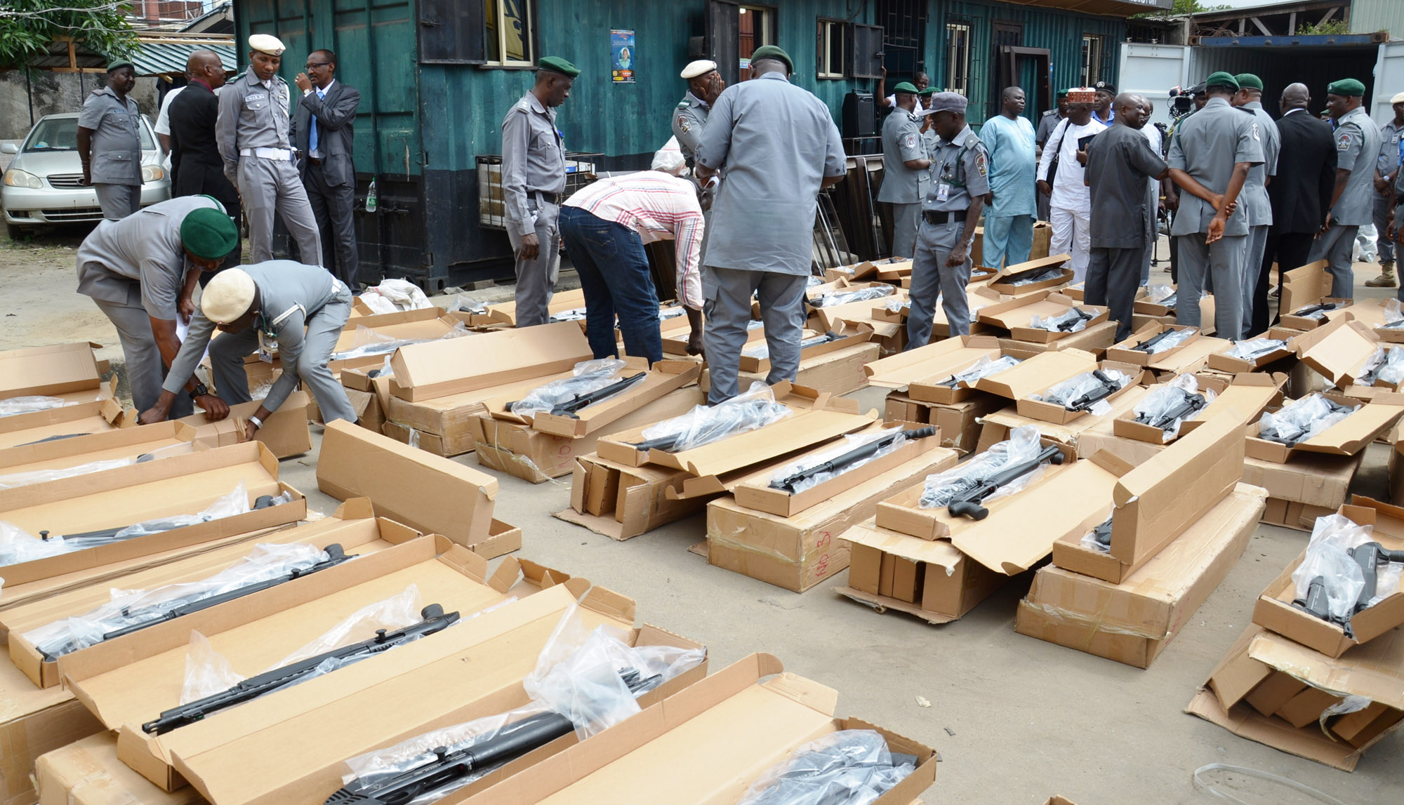 Customs Intercepts Container Loaded With Guns At Lagos Port