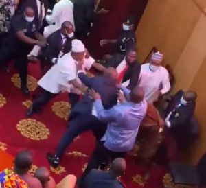 Drama As Lawmakers Exchange Blows Over Electronic Tax Bill (Photos)