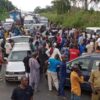 Travellers Stranded As Drivers Block Auchi-Abuja Road To Protest Colleague’s Abduction