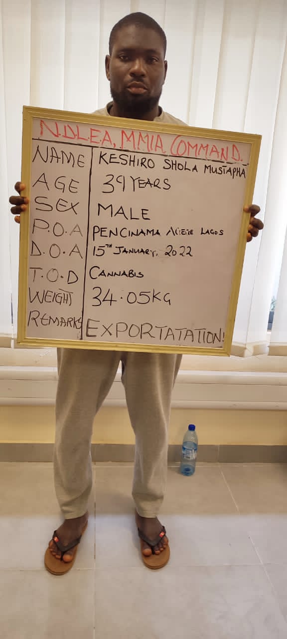 NDLEA Intercepts 1.5m Tramadol Tablets Going To Kebbi 