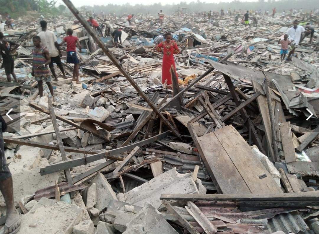 PHOTOS: Thousands Homeless As Rivers Govt Demolishes Elechi Waterfront Community