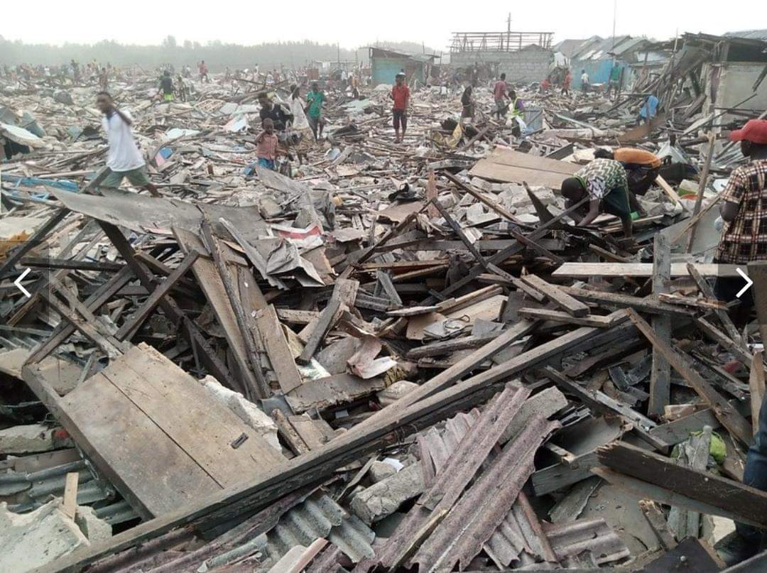 PHOTOS: Thousands Homeless As Rivers Govt Demolishes Elechi Waterfront Community