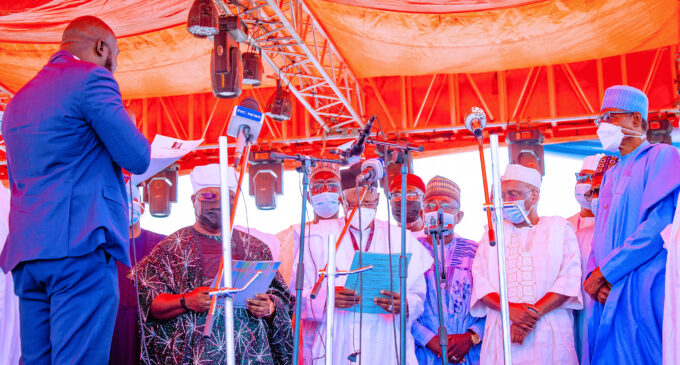 Buhari Attends Swearing-in Of APC National Working Committee