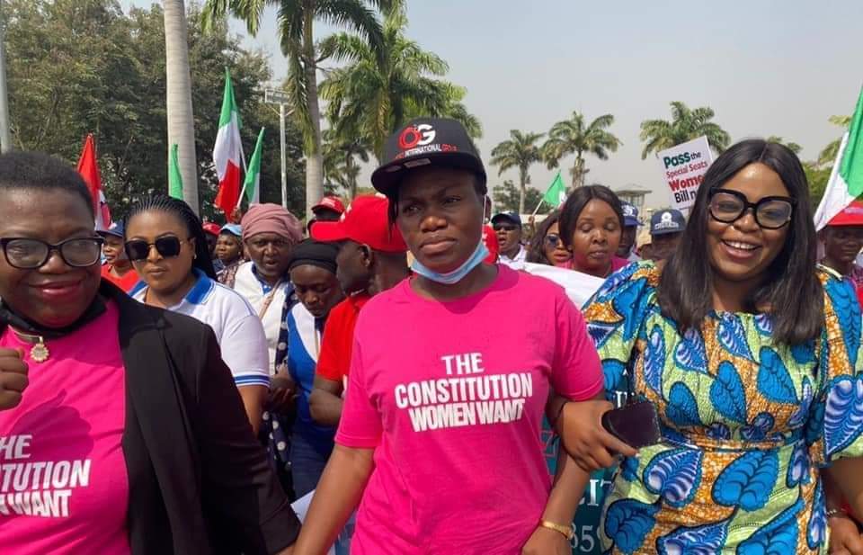 Photos:  Women Protest At National Assembly Over Rejected Gender Bills