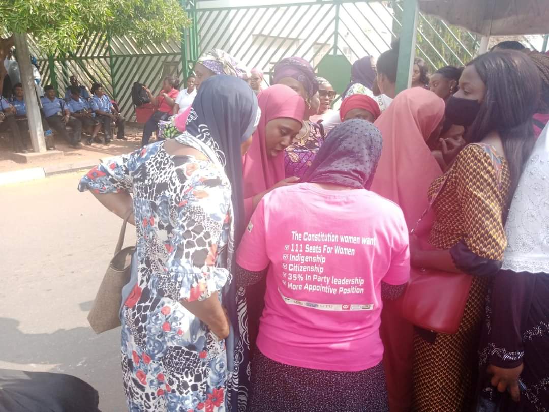 Photos:  Women Protest At National Assembly Over Rejected Gender Bills