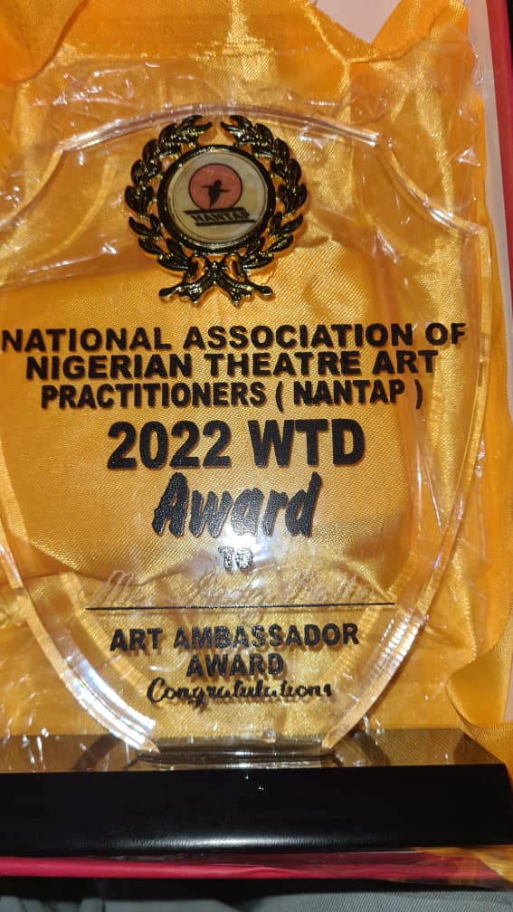 Andy Bello Bags Art Ambassador Award