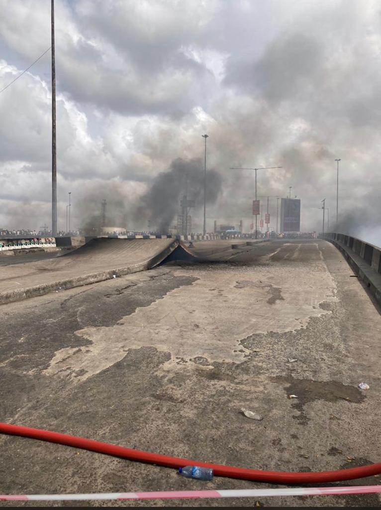 PHOTOS: Aftermath Of Apongbon Under Bridge Fire